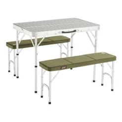 Tavolo Pieghevole Coleman Pack Away Alluminio Verde