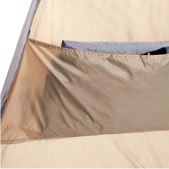 Gazebo Columbus Outdoor Shadow Shelter Marrone Grigio 4 Gazebo Columbus Outdoor Shadow Shelter Marrone Grigio - immagine 4