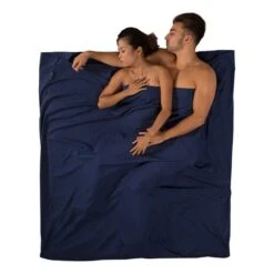 Lenzuola Da Viaggio Sea To Summit Cotton Travel Double 185x185 Cm Blu