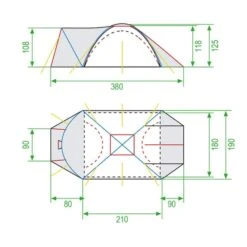 Tenda Da Campeggio Altus Matrix 3 Blu -Easy Camp Italia alt 41003ma 019 003