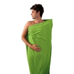 Lenzuola Da Viaggio Sea To Summit Cotton Travel Standard 185x92 Cm Verde