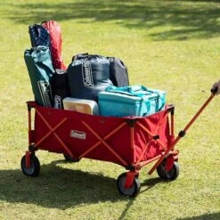 Carretto Pieghevole Coleman Multiuso Rosso -Easy Camp Italia col 2000035214 004