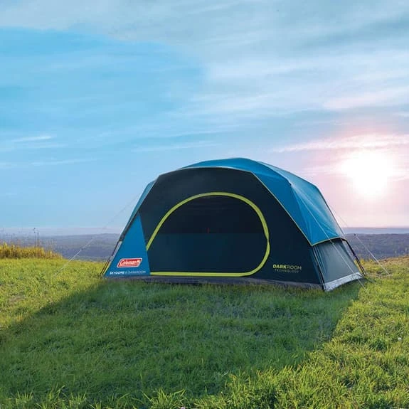 Tenda Da Campeggio Coleman Skydome Darkroom 6P Blu Grigio 2 Tenda Da Campeggio Coleman Skydome Darkroom 6P Blu Grigio - immagine 2