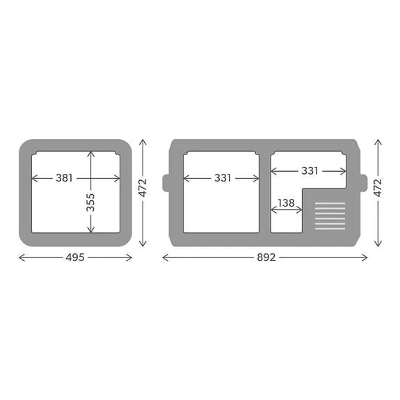Frigorifero Dometic CoolFreeze CFX3 75 Nero 6 Frigorifero Dometic CoolFreeze CFX3 75 Nero - immagine 6