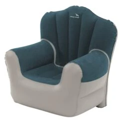 Poltrona Gonfiabile Easy Camp Comfy Chair Grigio Blu