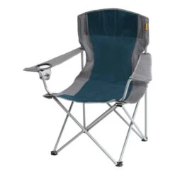 Poltrona Pieghevole Easy Camp Arm Chair Blu Acciaio Grigio
