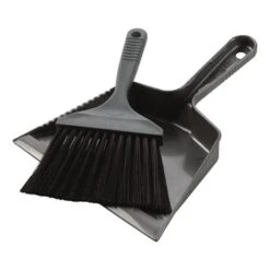 Spazzola Easy Camp Dustpan And Brush Nero