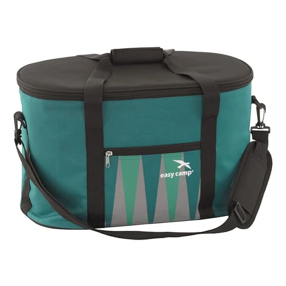 Borsa Frigo Easy Camp Backgammon Cool Bag S 28L Verde Nero 1 Borsa Frigo Easy Camp Backgammon Cool Bag S 28L Verde Nero