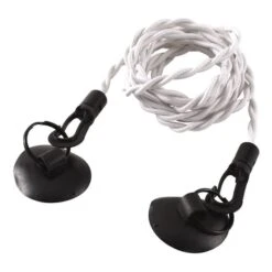 Stendino Easy Camp Elastic Line Bianco Nero