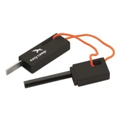 Acciarino Pietra Focaia Easy Camp Flint Striker Nero