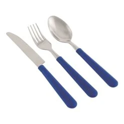 Set Posate Easy Camp Adventure Cutlery Blu
