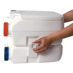 WC Portatile Fiamma Bi-pot 34 15l + 13l Bianco 8 WC Portatile Fiamma Bi-pot 34 15l + 13l Bianco -Easy Camp Italia fia 01354 01 003