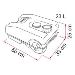 Serbatoio Portatile Fiamma Roll Tank 23W Per Acque Reflue 22,5l Grigio 8 Serbatoio Portatile Fiamma Roll Tank 23W Per Acque Reflue 22,5l Grigio -Easy Camp Italia fia 02428a01 004