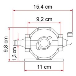 Vaso D'espansione Fiamma A20 0,9 Bar Blu -Easy Camp Italia fia 02478 01 003