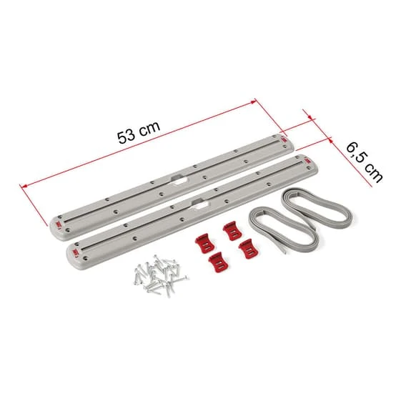 Guide + Cinghie Di Carico Fiamma Cargo Strap Grigio Rosso 2 Guide + Cinghie Di Carico Fiamma Cargo Strap Grigio Rosso - immagine 2