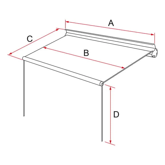 Tendalino Fiamma F35 Pro 2.2 M Grigio 5 Tendalino Fiamma F35 Pro 2.2 M Grigio - immagine 5