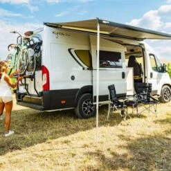 Tendalino Fiamma F80s 4 M Bianco Grigio -Easy Camp Italia fia 07830e01r 004