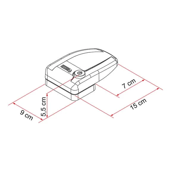 Serratura Di Sicurezza Fiamma Safe Door Bianco 3 Serratura Di Sicurezza Fiamma Safe Door Bianco - immagine 3