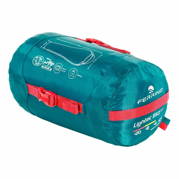 Sacco A Pelo Ferrino Lightech 850 SM +4C Verde Azzurrino 2 Sacco A Pelo Ferrino Lightech 850 SM +4C Verde Azzurrino - immagine 2