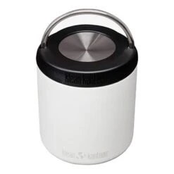 Portavivande Termos Klean Kanteen TKCanister 237 Ml Bianco Nero