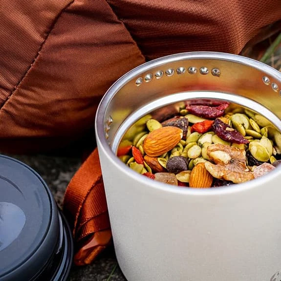 Portavivande Termos Klean Kanteen TKCanister 237 Ml Bianco Nero 3 Portavivande Termos Klean Kanteen TKCanister 237 Ml Bianco Nero - immagine 3