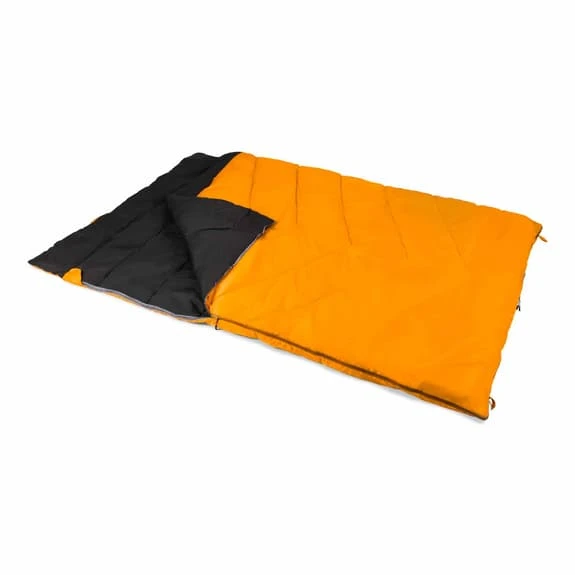 Sacco A Pelo Kampa Garda Double +15C Giallo Mango 1 Sacco A Pelo Kampa Garda Double +15C Giallo Mango