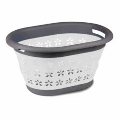 Cesta Pieghevole Kampa Collapsible Laundry Bianco
