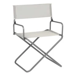Sedia Pieghevole Lafuma Mobilier FGX XL Batyline Iso Beige Bianco