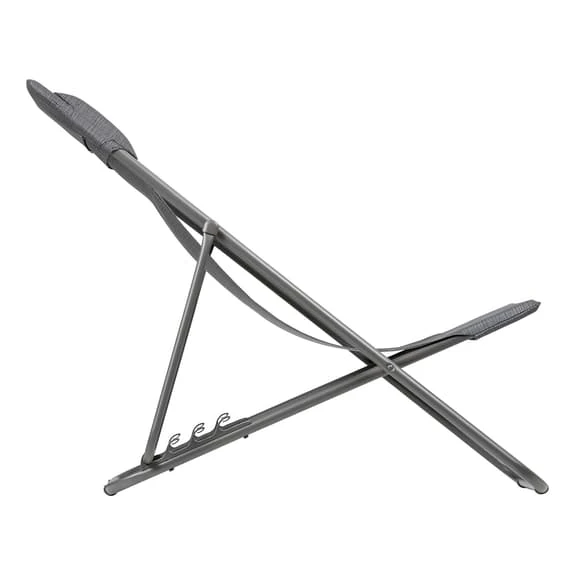 Sedia Pieghevole Lafuma Mobilier Maxi Transat + Batyline Duo Grigio Scuro 2 Sedia Pieghevole Lafuma Mobilier Maxi Transat + Batyline Duo Grigio Scuro - immagine 2