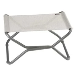 Poggiapiedi Pieghevole Lafuma Mobilier Next Batyline Duo Beige Grigio