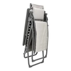 Poltrona Pieghevole Lafuma Mobilier Evolution Batyline Duo Beige Bianco -Easy Camp Italia lmb lfm2767 9714 004