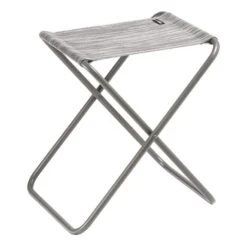 Sgabello Pieghevole Lafuma Mobilier PH Velio Mix Bianco Grigio