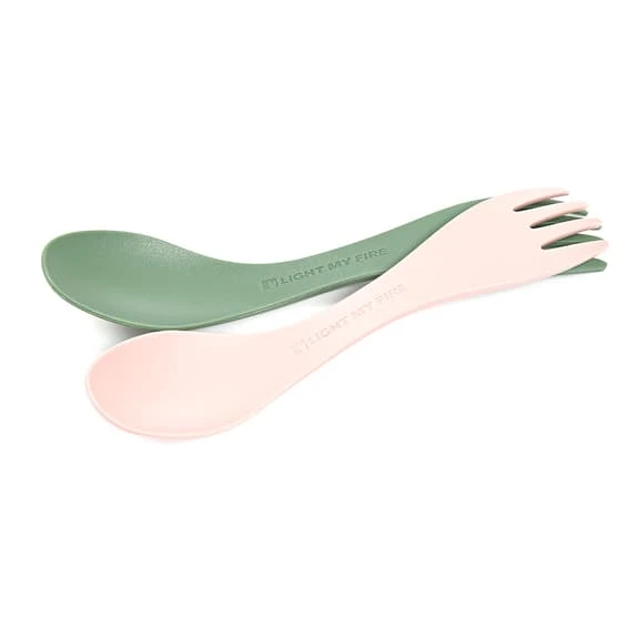 Forchetta-cucchiaio Light My Fire Spork Little BIO Rosa (Confezione Da 2) 1 Forchetta-cucchiaio Light My Fire Spork Little BIO Rosa (Confezione Da 2)