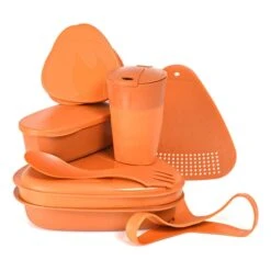 Stoviglie Da Campeggio Light My Fire MealKit BIO 8 Pz Arancione