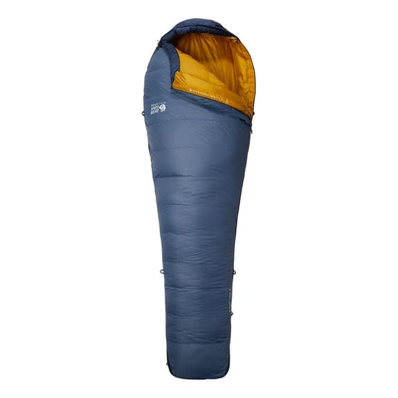 Sacco A Pelo Mountain Hardwear Bishop Pass -1C Long Light Blu Scuro 2 Sacco A Pelo Mountain Hardwear Bishop Pass -1C Long Light Blu Scuro - immagine 2