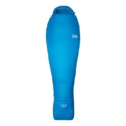 Sacco A Pelo Mountain Hardwear Lamina -9C Blu (Long) Cerniera Sinistra