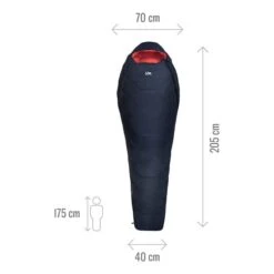 Sacco A Pelo Millet Baikal 750 10C Blu Marino Donna -Easy Camp Italia mlt mic1135 7317 004