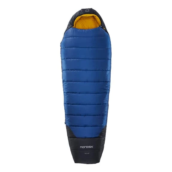 Sacco A Pelo Nordisk Puk Mummy -10C L Blu Giallo Blu Navy 1 Sacco A Pelo Nordisk Puk Mummy -10C L Blu Giallo Blu Navy