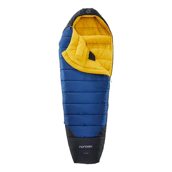 Sacco A Pelo Nordisk Puk Mummy -10C L Blu Giallo Blu Navy 2 Sacco A Pelo Nordisk Puk Mummy -10C L Blu Giallo Blu Navy - immagine 2