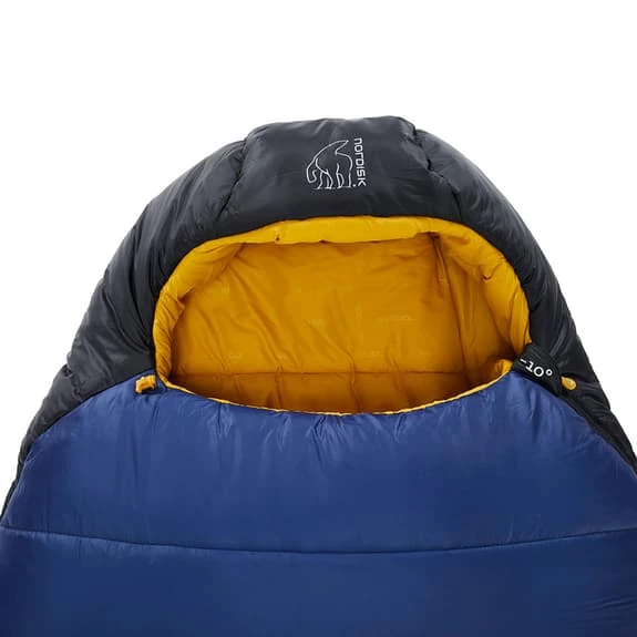 Sacco A Pelo Nordisk Puk Mummy -10C L Blu Giallo Blu Navy 4 Sacco A Pelo Nordisk Puk Mummy -10C L Blu Giallo Blu Navy - immagine 4