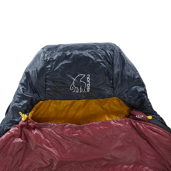 Sacco A Pelo Nordisk Oscar Curve +10C Rosso Giallo Nero 4 Sacco A Pelo Nordisk Oscar Curve +10C Rosso Giallo Nero - immagine 4