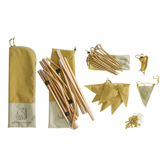 Pack Picchetti E Pali Nordisk Ydun Mini Giallo Senape 1 Pack Picchetti E Pali Nordisk Ydun Mini Giallo Senape