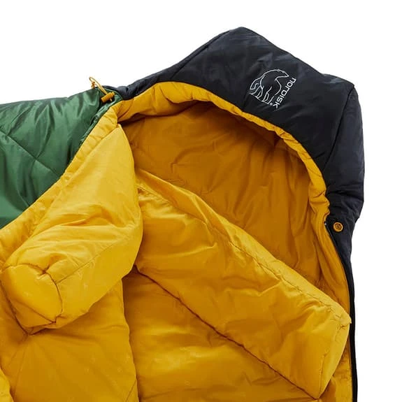 Sacco A Pelo Nordisk Gormsson Curve M -2C Verde Giallo 5 Sacco A Pelo Nordisk Gormsson Curve M -2C Verde Giallo - immagine 5