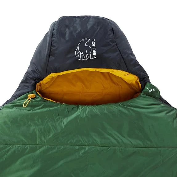 Sacco A Pelo Nordisk Gormsson Curve M -2C Verde Giallo 3 Sacco A Pelo Nordisk Gormsson Curve M -2C Verde Giallo - immagine 3