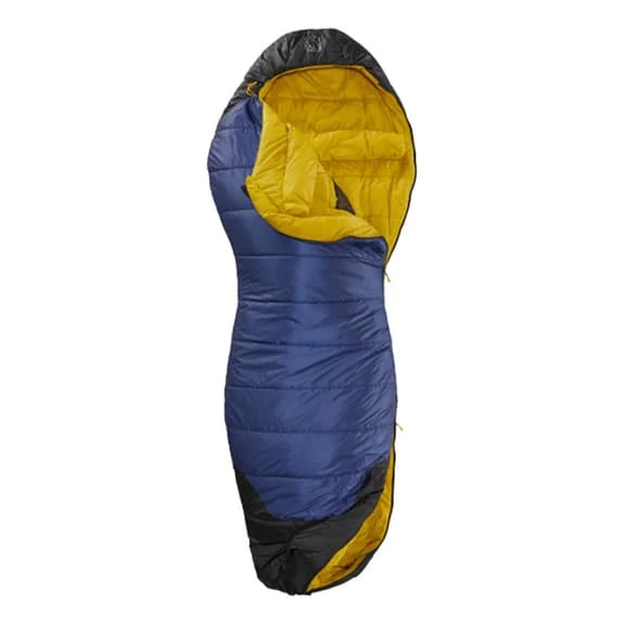 Sacco A Pelo Nordisk Puk -2C Curve L Blu Giallo 2 Sacco A Pelo Nordisk Puk -2C Curve L Blu Giallo - immagine 2