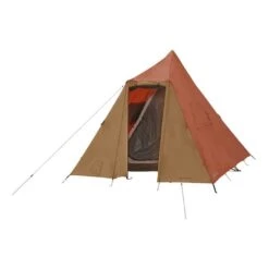 Tenda Da Campeggio Nordisk Thrymheim 3 PU Arancione Marrone