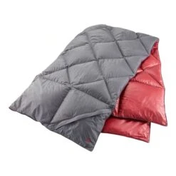 Coperta Nordisk Kiby Packable Down Travel Grigio Scuro Rosso