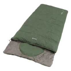 Sacco A Pelo Outwell Contour Lux XL 4C Zip Sinistra Verde