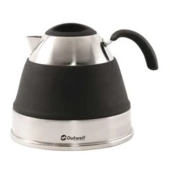 Brocca Pieghevole Outwell Collaps Kettle 2,5L Nero Acciaio