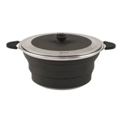 Pentolino Pieghevole Outwell Collaps M Con Tapa Nero Acciaio